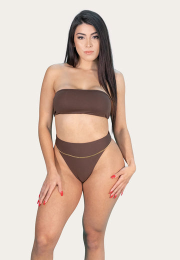 Gypsy Bandeau Top - Espresso